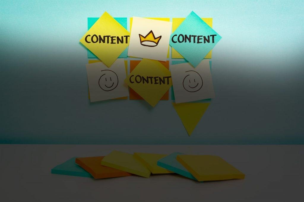 stickers escrito marketing de contenidos